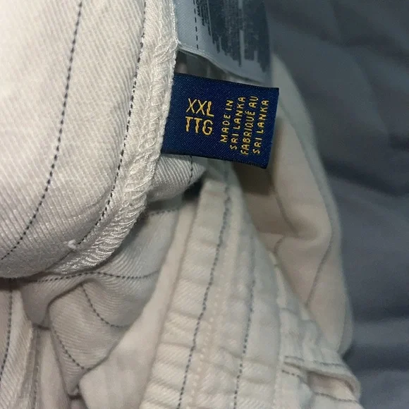 Polo by Ralph Lauren Men's Cream Pinstripe - Picture 7 of 7